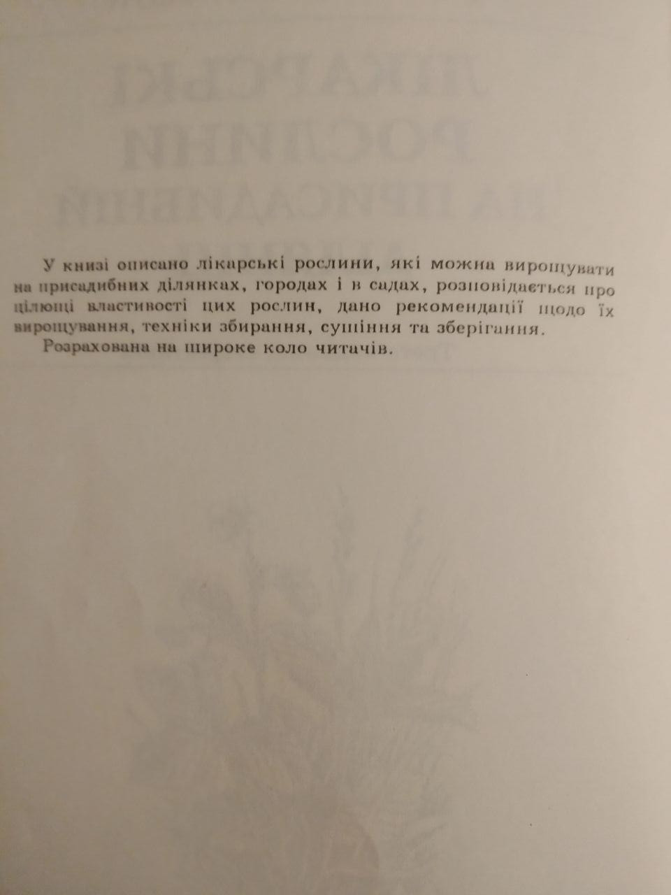 Лікарські Рослини на присадибній ділянці. Ф. І. Мамчур - Зображення 3