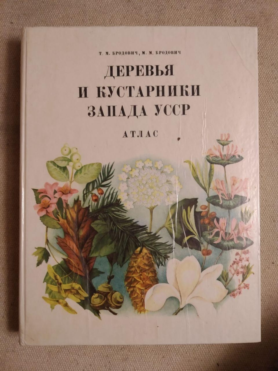 Дерева і чагарники заходу УРСР Атлас. Т. М. Бродович, М. М. Бродович