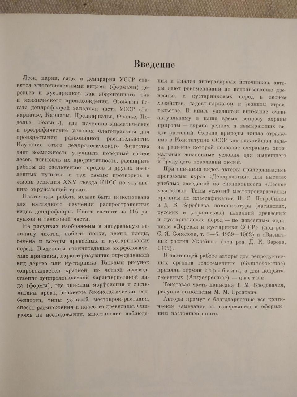Дерева і чагарники заходу УРСР Атлас. Т. М. Бродович, М. М. Бродович - Зображення 4