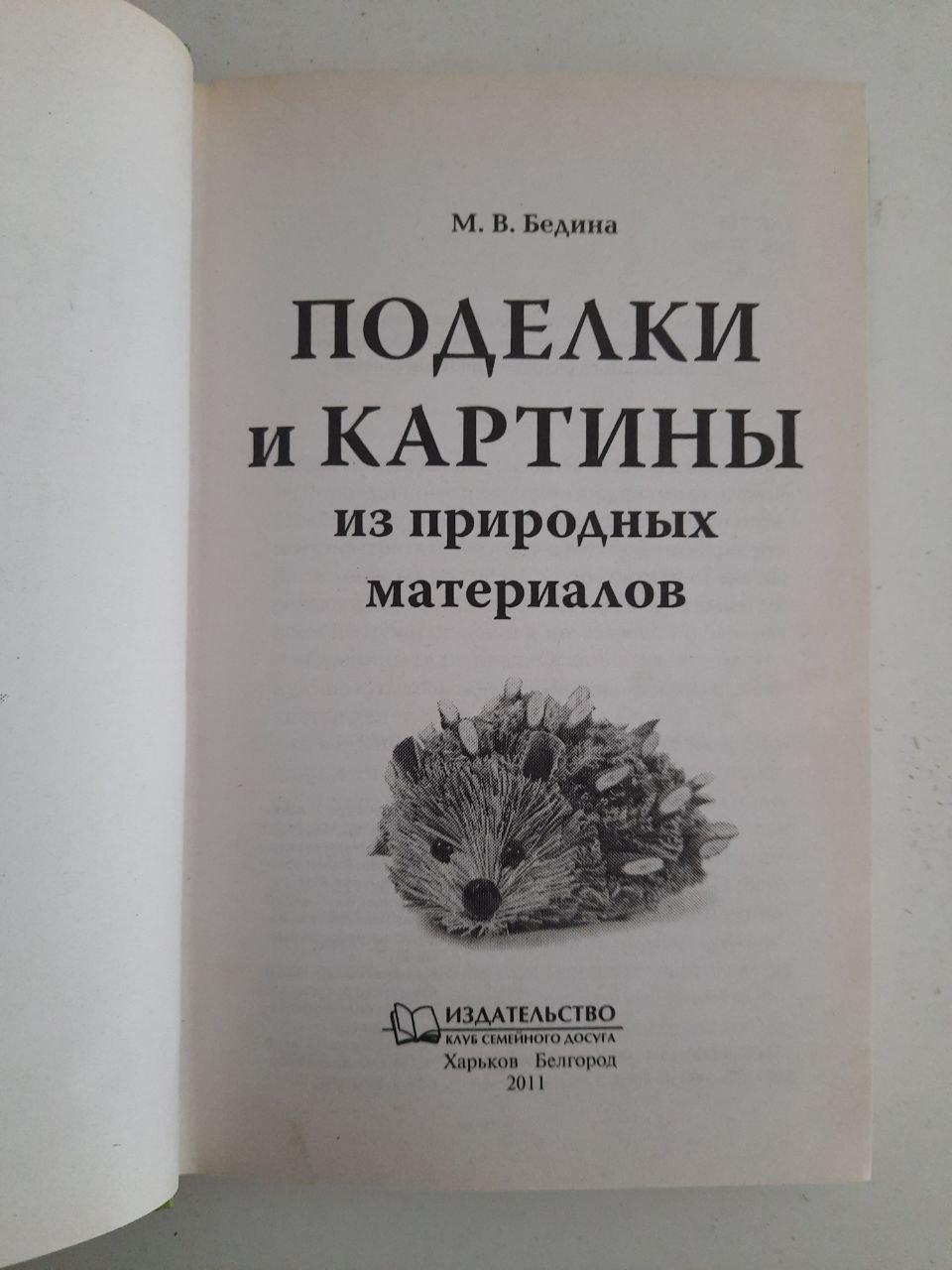 М. В. Бедіна. Вироби та картини з природних матеріалів. Харків 2011 рік - Зображення 2