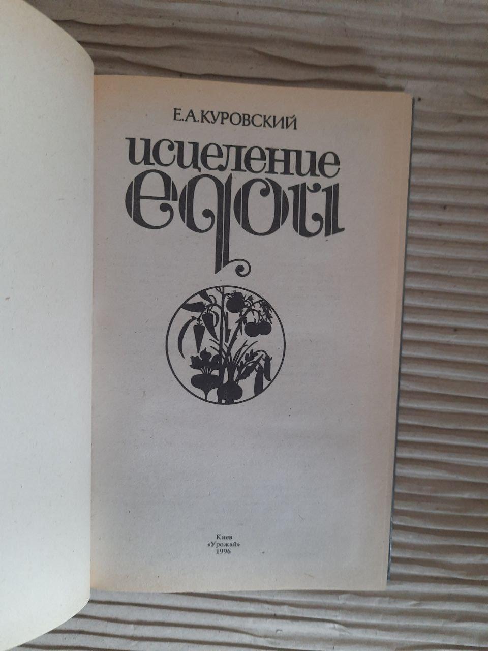 Исцеление едой. Е. А. Куровский. Киев 1993 — изображение 2