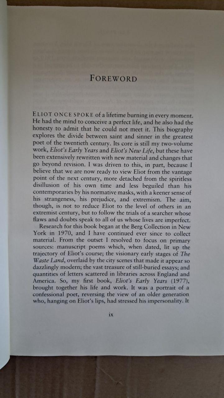 T. S. Eliot. Lyndal Gordon — изображение 3